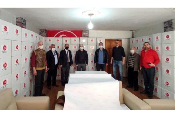 YARDIM KOLİLERİ İHTİYAÇ SAHİPLERİNE ULAŞTIRILDI