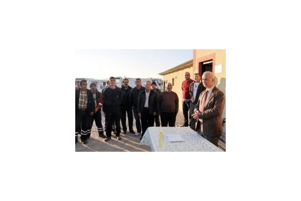 ALİAĞA BELEDİYESİNDE ÇALIŞANLAR BAYRAMLAŞTI