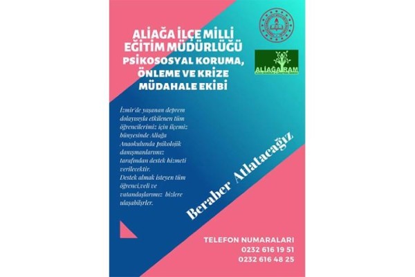 DEPREM KORKUSUNA PSİKOSOSYAL DESTEK