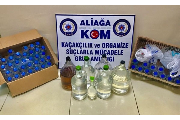 EMNİYET’TEN KAÇAK İÇKİ OPERASYONU