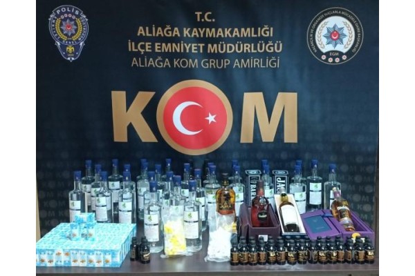 22 LİTRE ETİL ALKOL ELE GEÇİRİLDİ