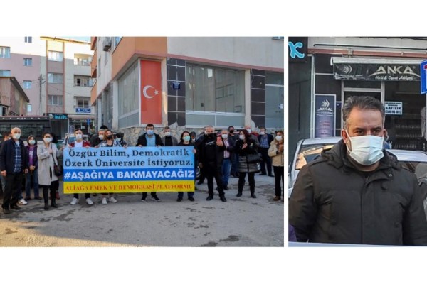 “KAYYUM REKTÖR İSTEMİYORUZ”