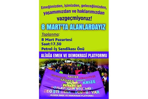 PLATFORMDAN 8 MART ÇAĞRISI
