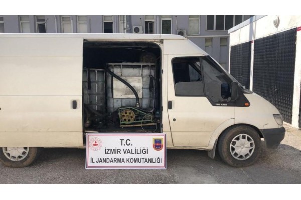 Atık yağ operasyonunda 2 gözaltı