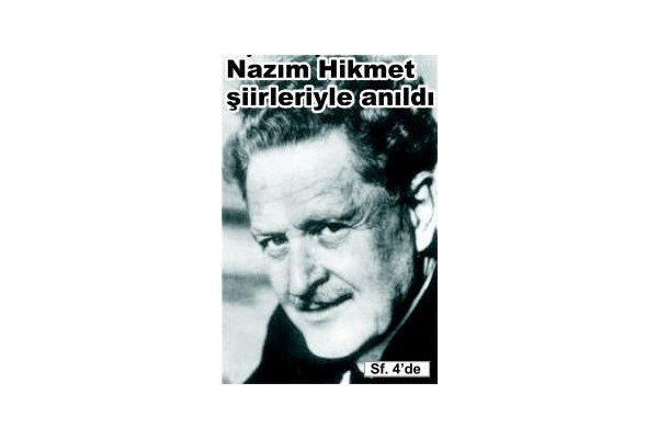 Nazım Hikmet şiirleriyle anıldı
