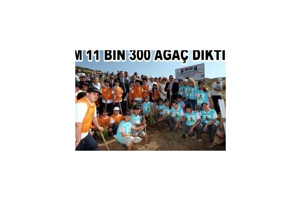 PETKİM 11 BİN 300 AĞAÇ DİKTİ