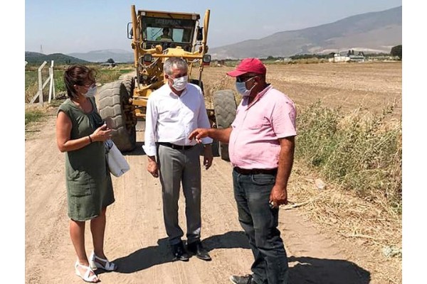 İZBETON’UN ÇALIŞMALARINI YERİNDE İZLEDİ