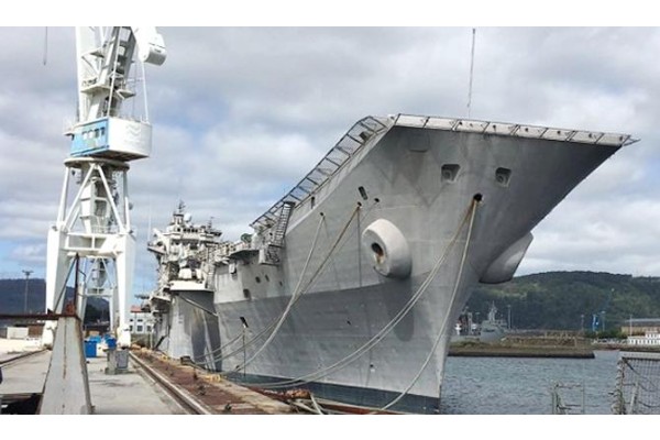 İSPANYOL UÇAK GEMİSİ ALİAĞA’DA