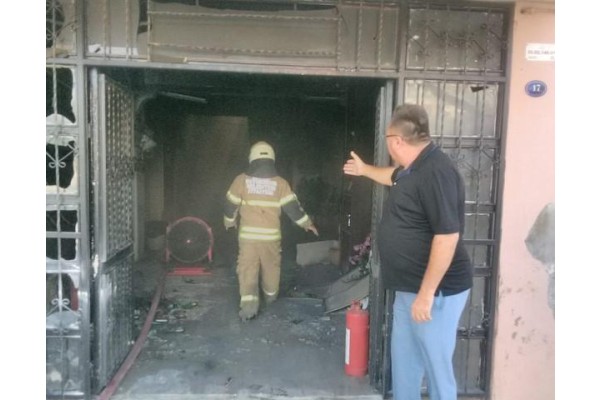 ŞAKRAN İLKOKULU’NDA YANGIN