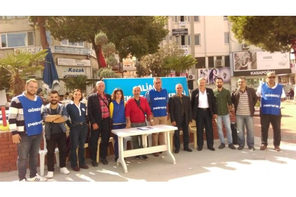 HAVALİMANI İŞÇİLERİ İÇİN İMZA KAMPANYASI SÜRÜYOR