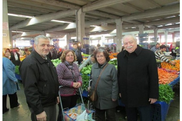 ÜLKÜ'DEN ESNAF ZİYARETİ