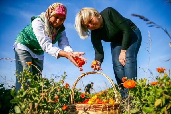 KADINLAR AYNISEFA İLE YURT DIŞINA AÇILDI