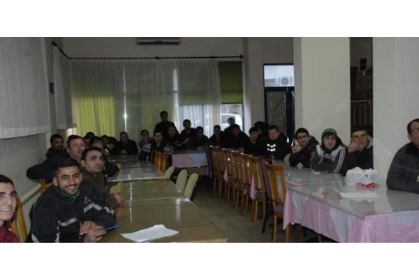 MOTOSİKLETÇİLER EĞİTİME ALINDI