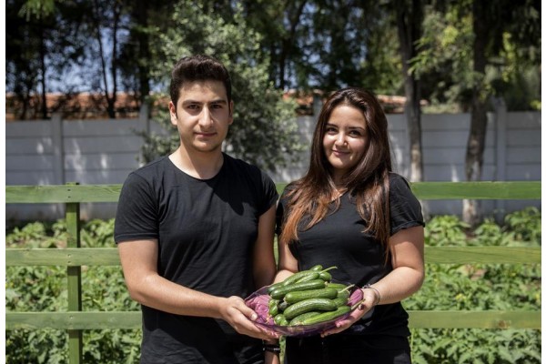 OKULDA ORGANİK SEBZE YETİŞTİRİYORLAR