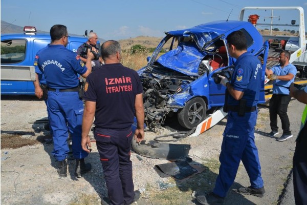 MENEMEN’DE FECİ KAZA: 1 ÖLÜ