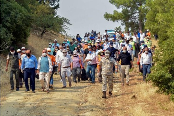 PROTOKOL ORMANDA TEMİZLİK YAPTI