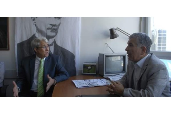 ALKAN'DAN DSP'E NEZAKET ZİYARETİ