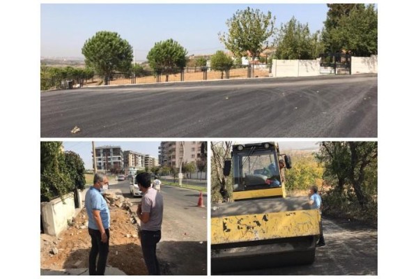 BÜYÜKŞEHİR’DEN ALİAĞA’DA ASFALT ÇALIŞMASI