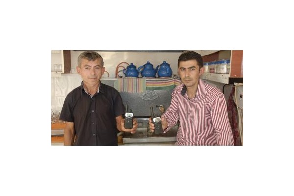 TELSİZLE ÇAY SİPARİŞİ