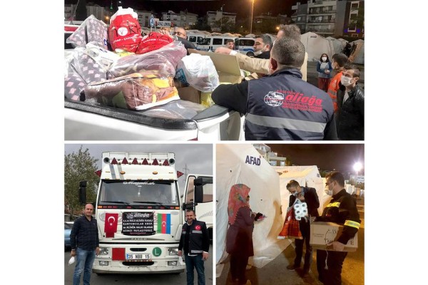 BİR YARDIM DA KAMYONCULARDAN