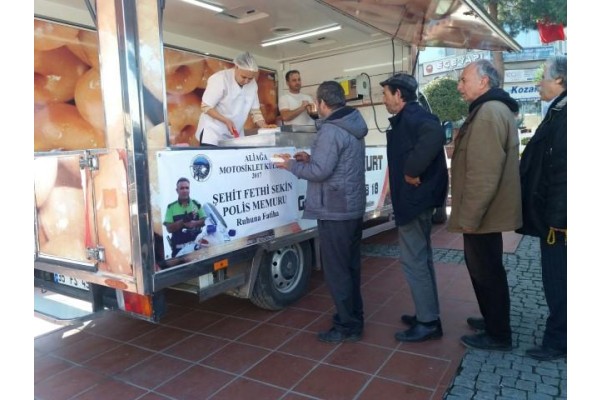 MOTORCULAR ŞEHİT FETHİ SEKİN İÇİN LOKMA DÖKTÜRDÜ