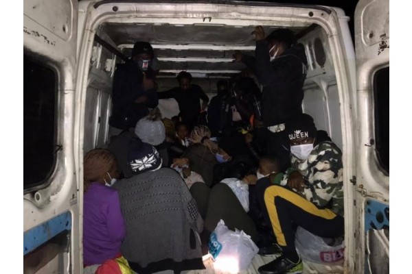 25 SIĞINMACI YAKALANDI