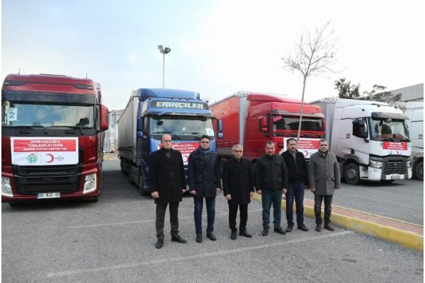 Aliağalılar depremzedeler için yardıma koştu