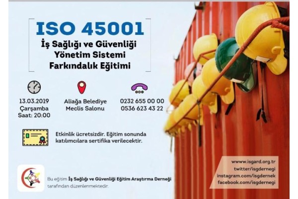 İSGARD İLK EĞİTİMİNİ VERECEK