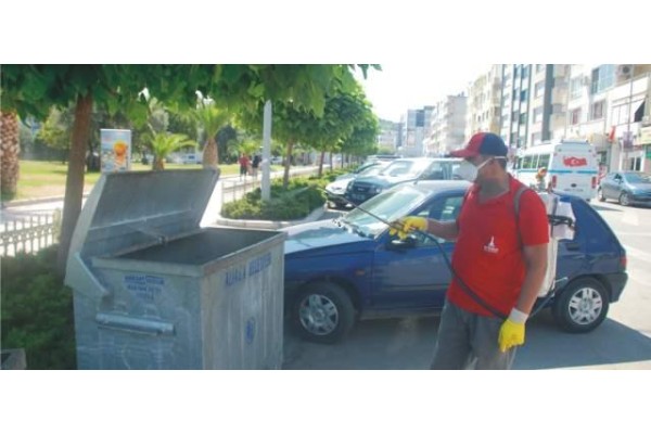 İLAÇLAMALAR DEVAM EDİYOR