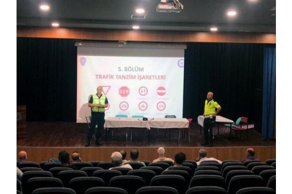 Okul servisi sürücülerine eğitim