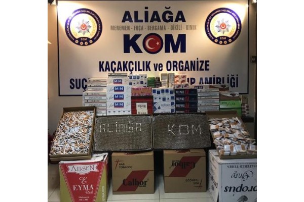 EMNİYETTEN KAÇAK SİGARA OPERASYONU