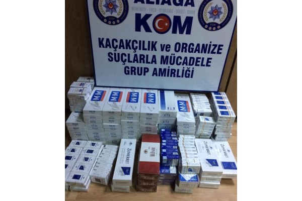 950 PAKET KAÇAK SİGARA ELE GEÇİRİLDİ