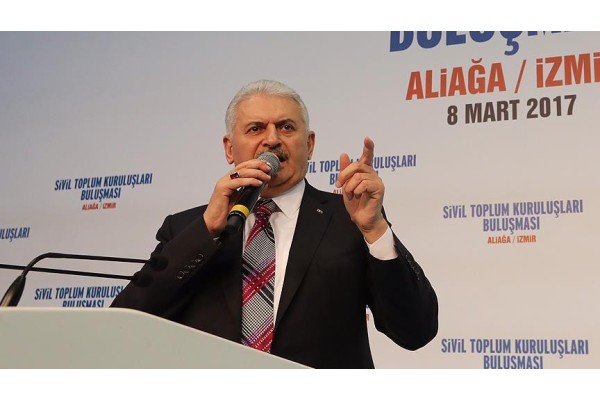 ALİAĞA'DA BİNALİ YILDIRIM RÜZGARI