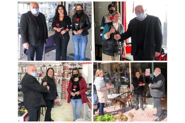 ESNAF ODASINDAN KADIN ESNAFA KARANFİL