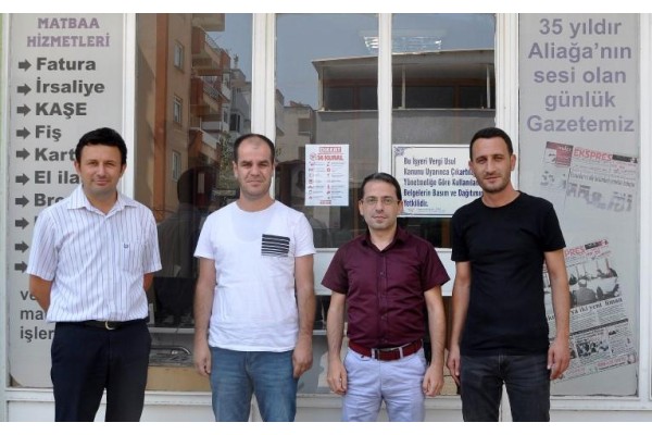 YENİ MÜDÜRDEN ALİAĞA EKSPRES’E ZİYARET