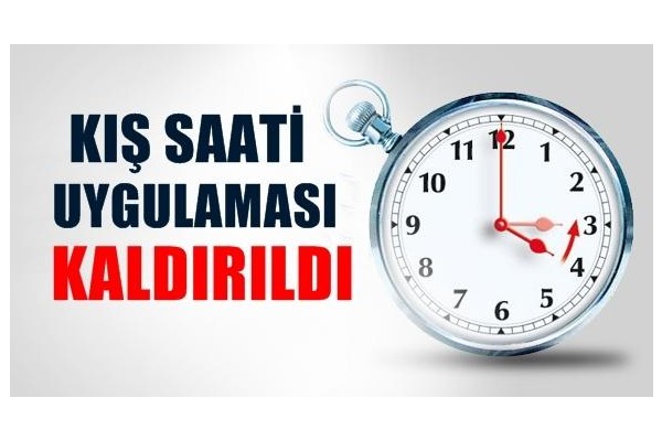 KIŞ SAATİ UYGULAMASI TARİHE KARIŞTI