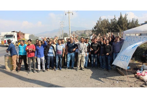 BAKIRÇAY İŞÇİLERİ ORTAK DİRENİŞTE