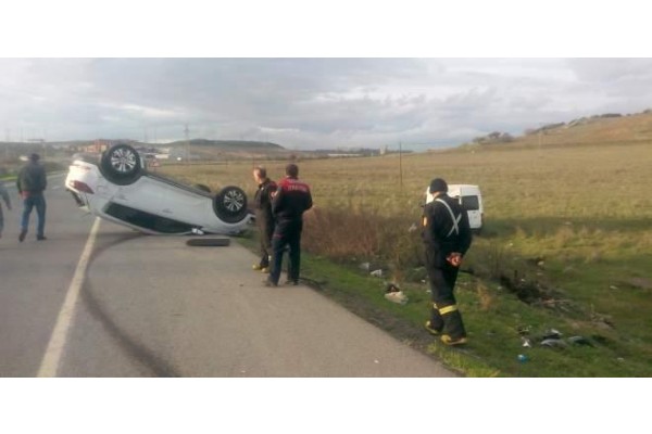 Çitlenbik’de kaza, 2 yaralı