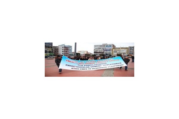 Demokrasi Platformu Emekçi  Kadınlar Gününü kutladı