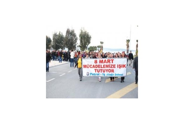 8 Mart yürüyüşle kutlandı