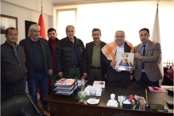 YÖRÜKLERDEN BAŞKAN BERK’E ZİYARET