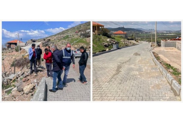 BÜYÜKŞEHİR MAHALLE YOLLARINI YENİLİYOR