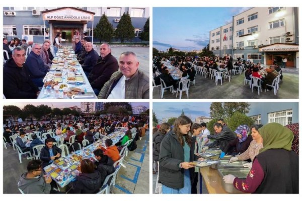 Alp Oğuz Anadolu Lisesi iftarda buluştu