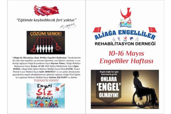 ENGELLİLER HAFTASI ETKİNLİKLERLE KUTLANACAK
