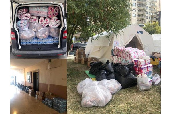 ESNAFTAN DEPREMZEDELERE YARDIM