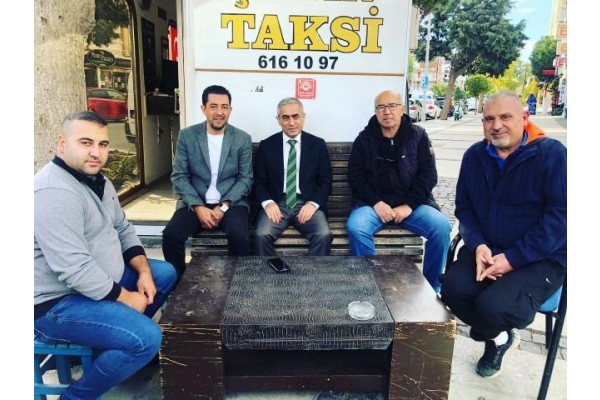 Kaymakam Güney, taksicilerin sorunlarını dinledi