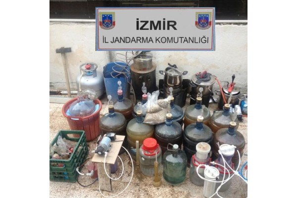 YENİ ŞAKRAN’DA KAÇAK İÇKİ OPERASYONU