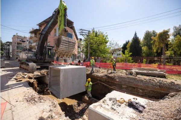 75 kilometrelik yağmur suyu yatırımı