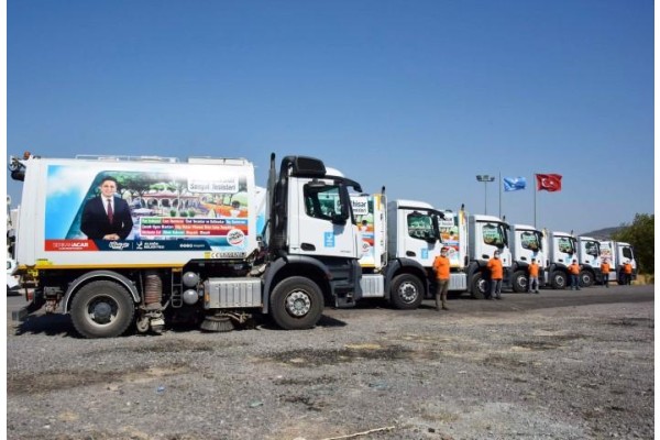 TEMİZLİK İŞLERİNE 7 YENİ ARAÇ