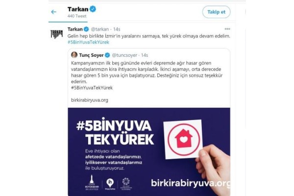 BÜYÜK DAYANIŞMA KAMPANYASINDA İKİNCİ ADIM